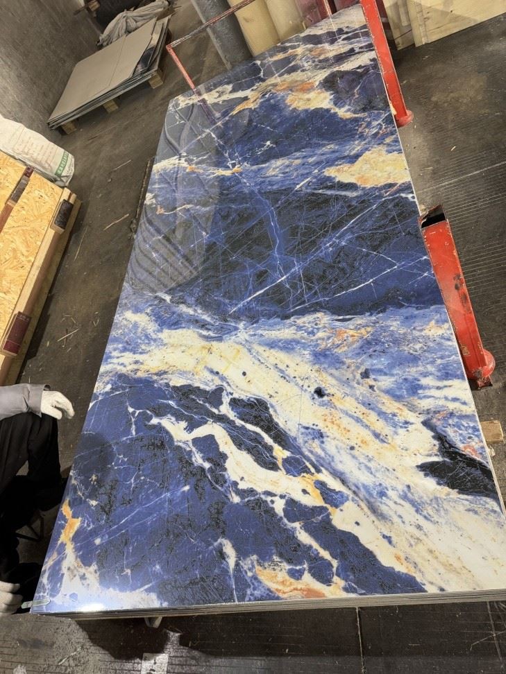 Formaldehyde-Free PVC Marble Wall Panel factory