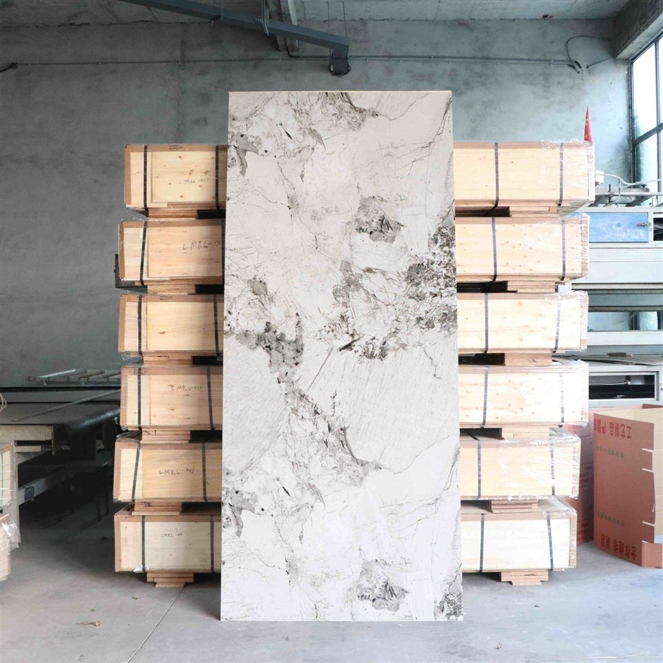 Glossy Decorative PVC Marble Wall Panel high quality