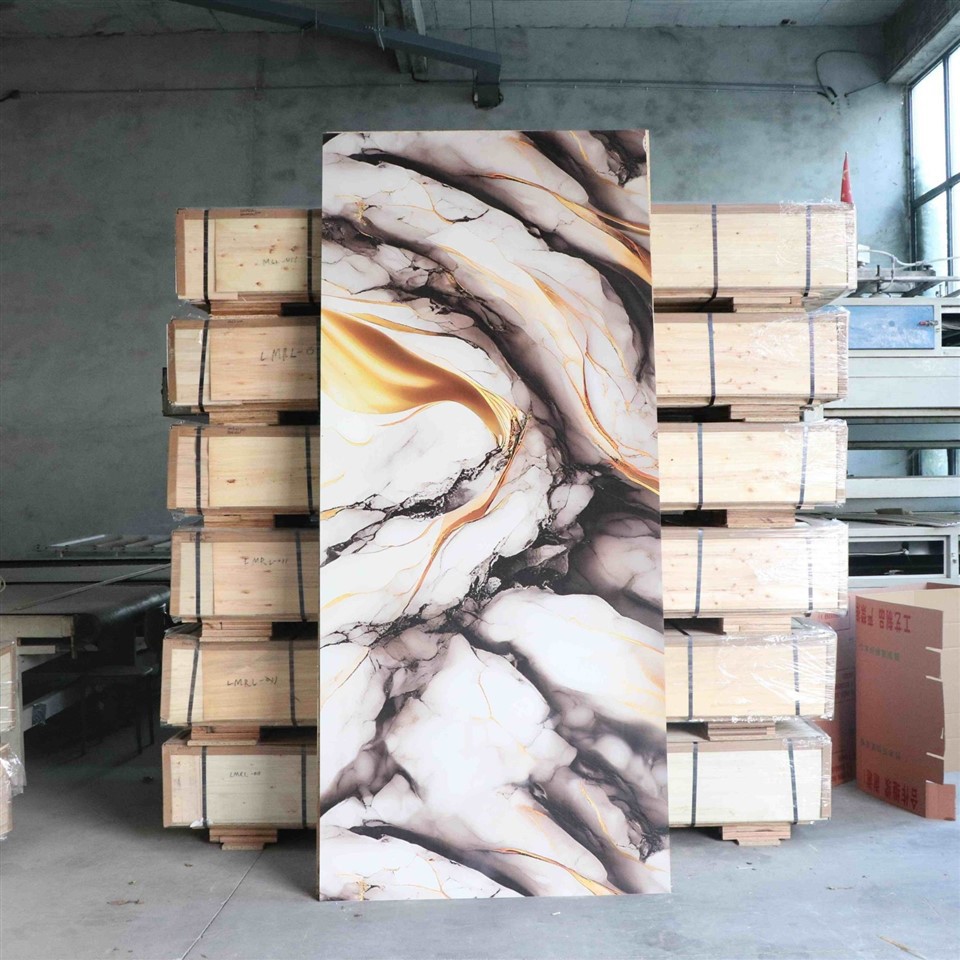 Indoor Decoration UV Marble Plastic Sheet best
