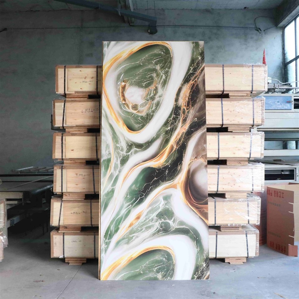 Manufacturer Custom Size UV Marble Sheet factory