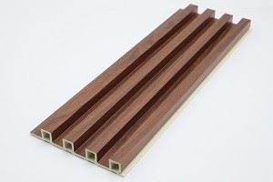 Дерев'яна кольорова салон WPC Стінна панель